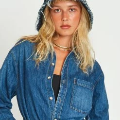 NOEND Denim Brooke Bucket Hat -Beechfield Sales M00184880646913 2925979182
