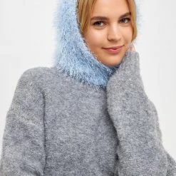 English Factory Ble Balaclava Scarf