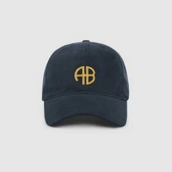 ANINE BING Jeremy Baseball Cap - Washed Navy