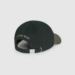 ANINE BING Jeremy Baseball Cap NYC - Charcoal Green -Beechfield Sales M00194421669615 3326267528