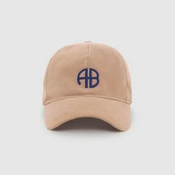 ANINE BING Jeremy Baseball Cap - Washed Camel