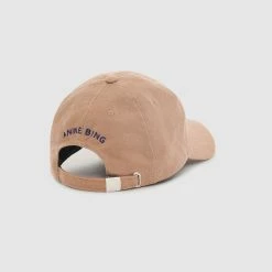 ANINE BING Jeremy Baseball Cap - Washed Camel -Beechfield Sales M00194421753505 2380312536