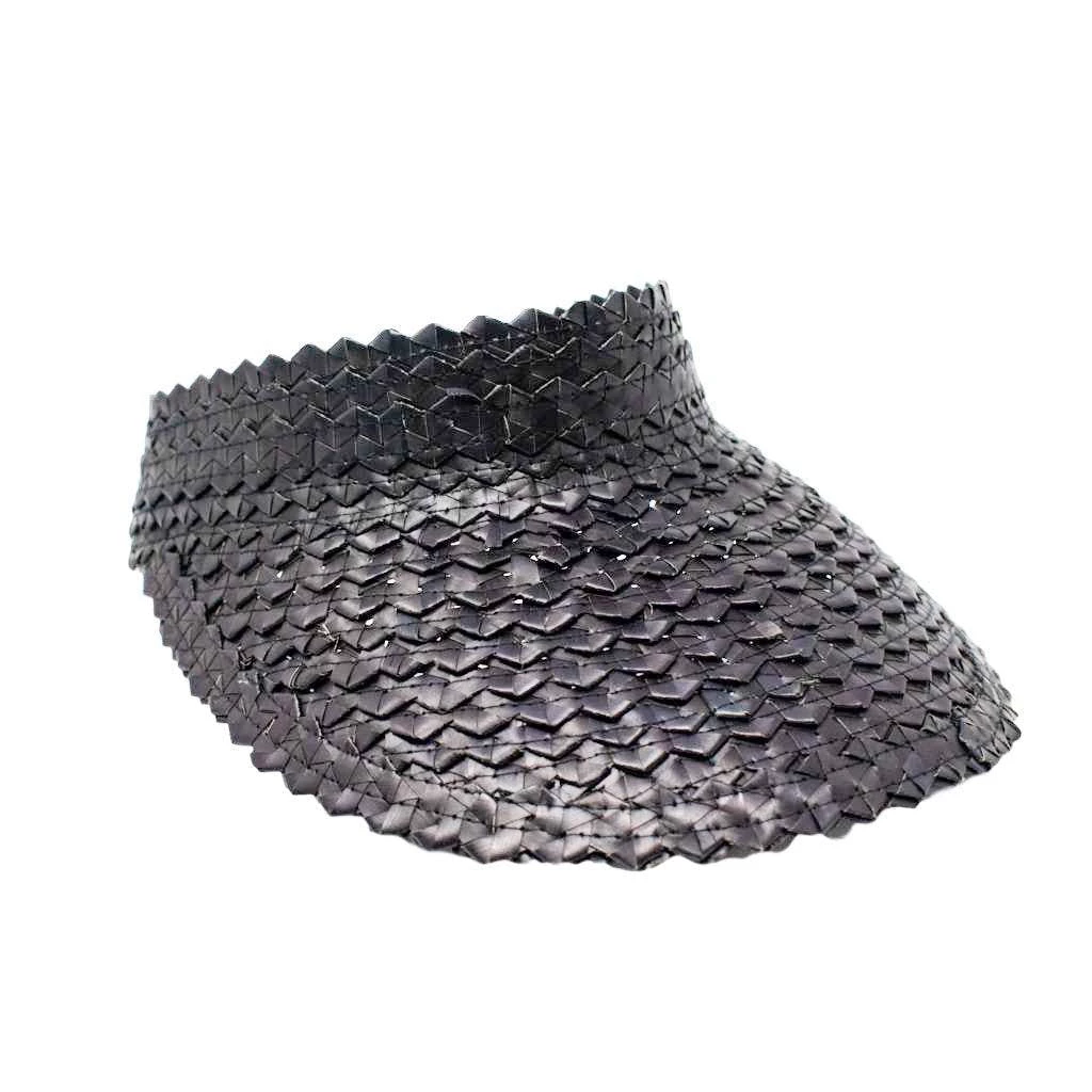 Poppy & Sage Traw Sun Visor - Black 3 Poppy & Sage Traw Sun Visor - Black