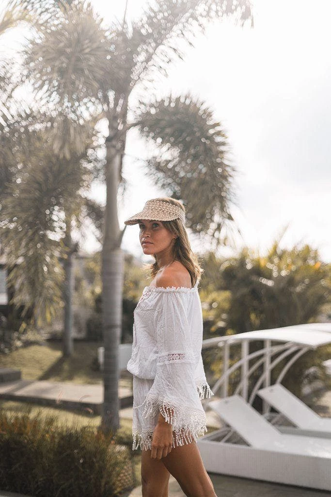 Poppy & Sage Traw Sun Visor - Black 6 Poppy & Sage Traw Sun Visor - Black - Image 4