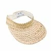 Poppy & Sage Traw Sun Visor -Natural 1 Poppy & Sage Traw Sun Visor -Natural -Beechfield Sales M00196044229566 2181942725