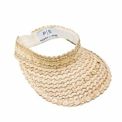 Poppy & Sage Traw Sun Visor -Natural