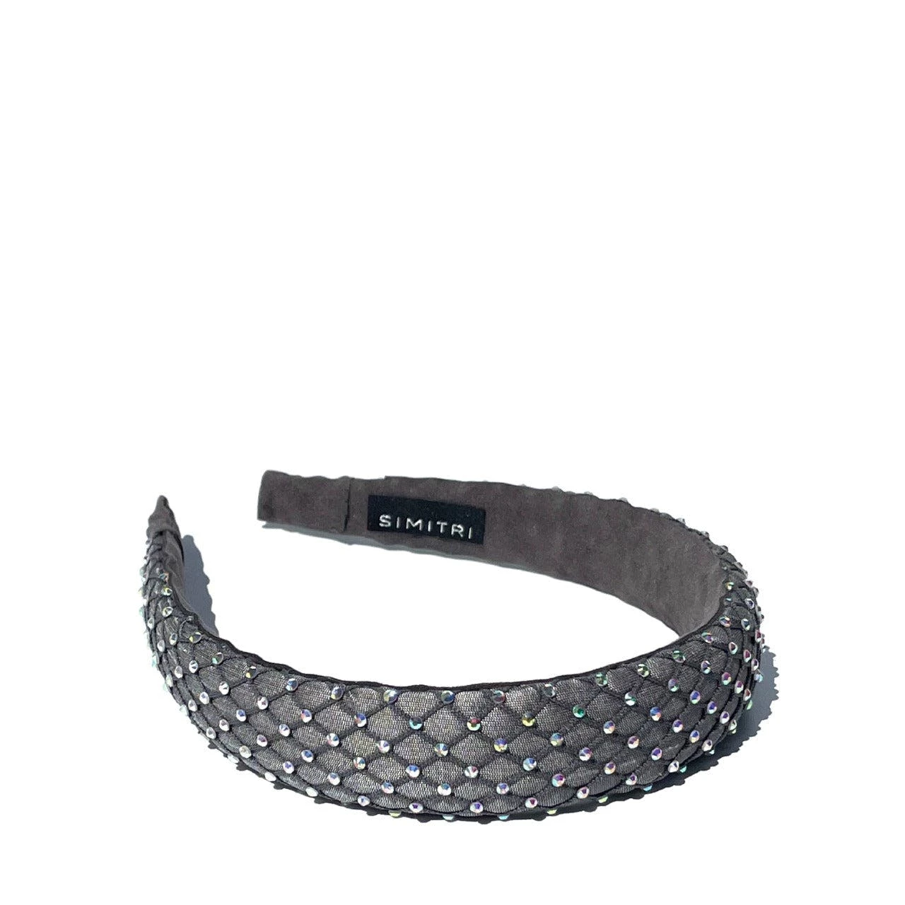 Simitri Grey Fishnet Headband 2 Simitri Grey Fishnet Headband