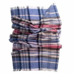 Elizabetta Bolzano Pink & Blue Cashmere Scarf Shawl 15 Elizabetta Bolzano Pink & Blue Cashmere Scarf Shawl -Beechfield Sales M00196704733211 620817183