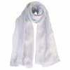 Elizabetta Carmen Silver Silk Scarf Shawl 2 Elizabetta Carmen Silver Silk Scarf Shawl -Beechfield Sales M00196704733396 1101178309