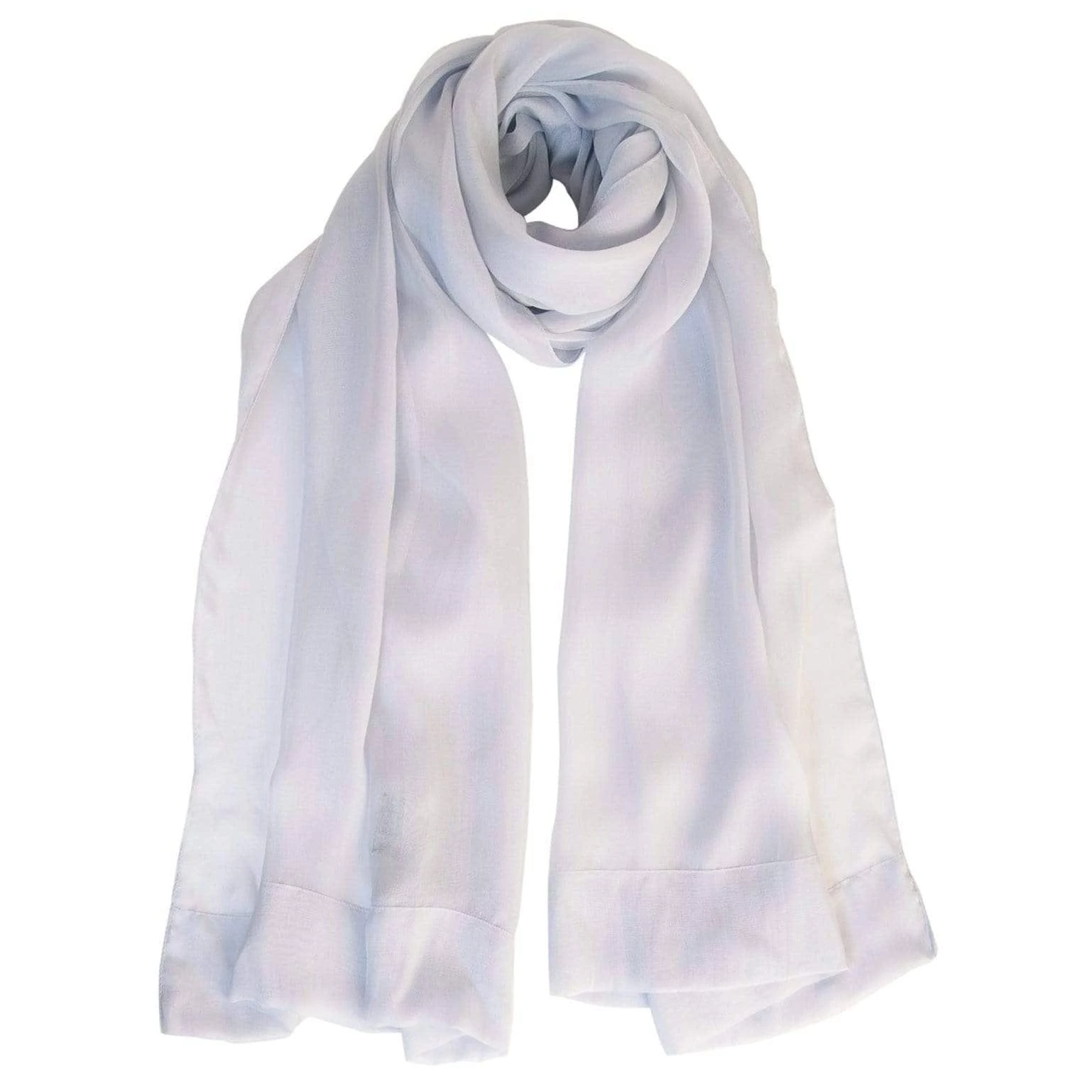 Elizabetta Carmen Silver Silk Scarf Shawl 3 Elizabetta Carmen Silver Silk Scarf Shawl