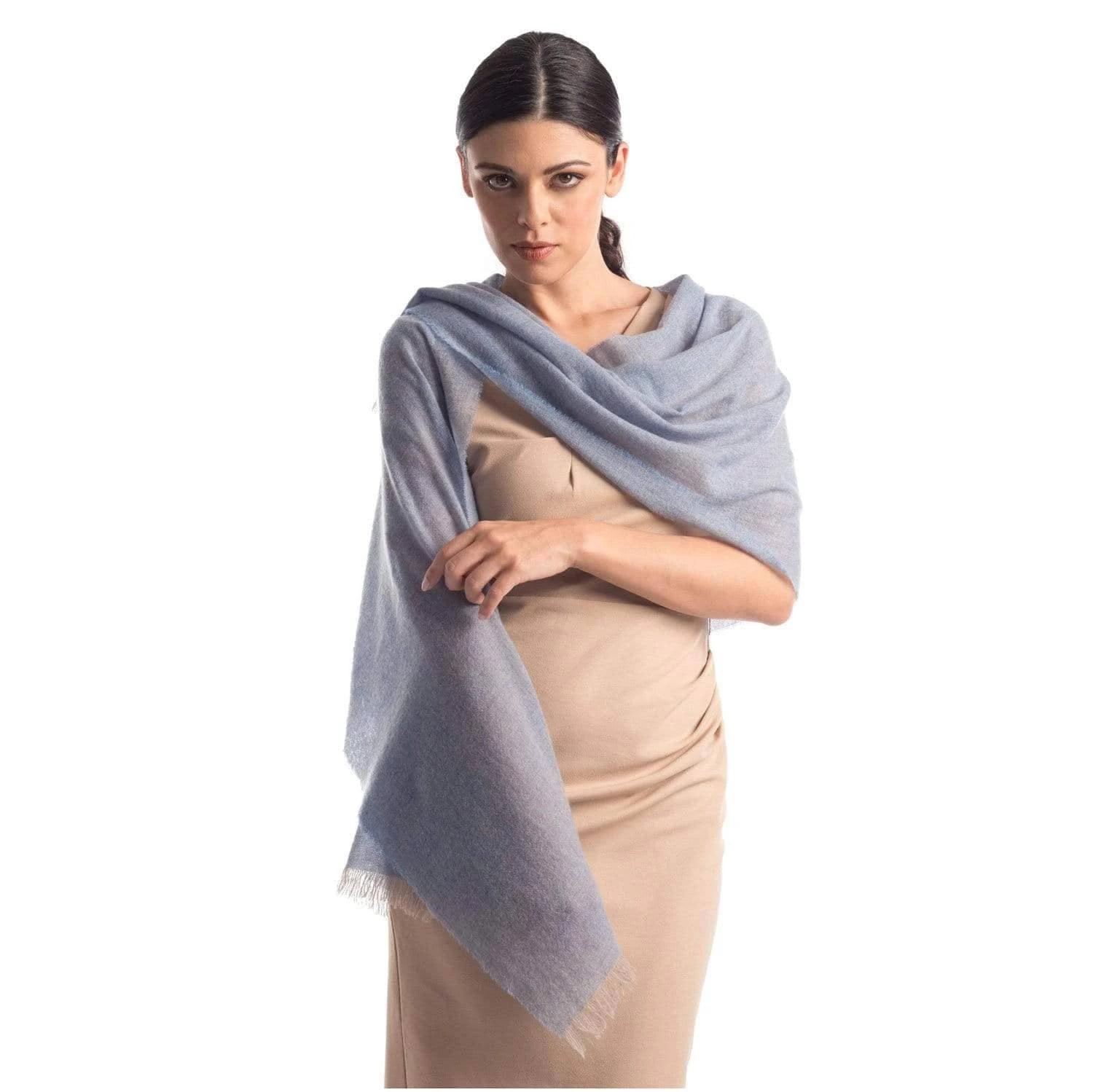 Elizabetta Cortina Azure Cashmere Scarf 8 Elizabetta Cortina Azure Cashmere Scarf - Image 6