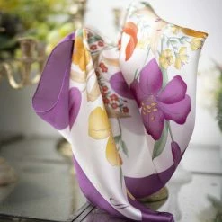 Elizabetta Martina Lilac Silk Foulard 11 Elizabetta Martina Lilac Silk Foulard -Beechfield Sales M00196704734515 3357181592