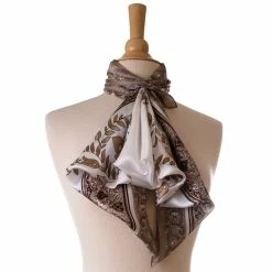 Elizabetta Parigi Sand Beige Silk Foulard -Beechfield Sales M00196704734843 1688578165