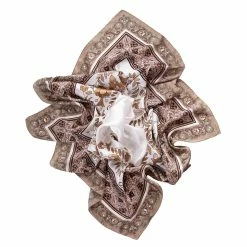 Elizabetta Parigi Sand Beige Silk Foulard -Beechfield Sales M00196704734843 3454432360