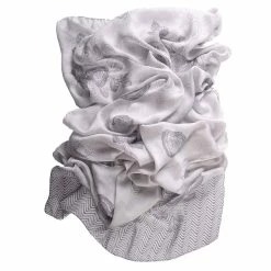 Elizabetta Regina Silver Silk Scarf/Shawl 9 Elizabetta Regina Silver Silk Scarf/Shawl -Beechfield Sales M00196704735116 586506187