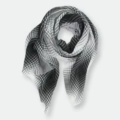 Saachi Style Faded Two Toned Plaid Scarf 11 Saachi Style Faded Two Toned Plaid Scarf -Beechfield Sales M00439098316654 2084539303 scaled