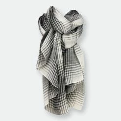 Saachi Style Faded Two Toned Plaid Scarf 12 Saachi Style Faded Two Toned Plaid Scarf -Beechfield Sales M00439098316654 823488929 scaled