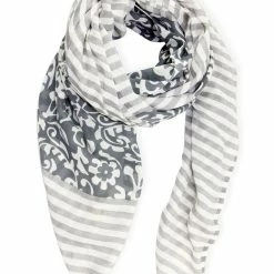 Saachi Style Penelope Paisley Striped Scarf -Beechfield Sales M00640823933118 2097622472