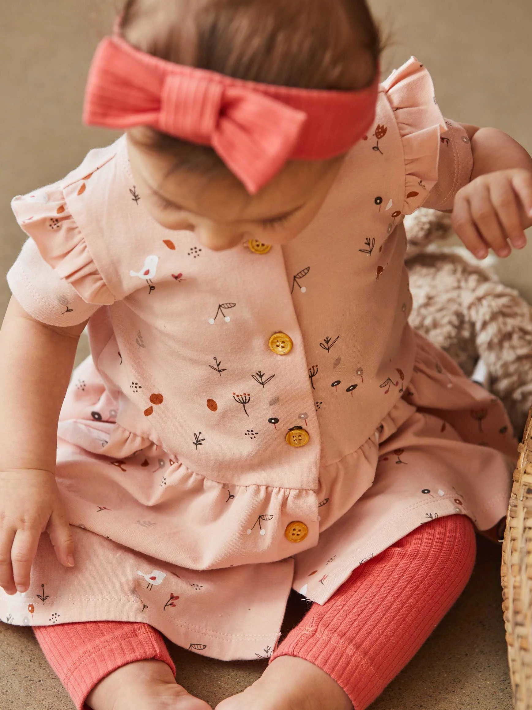 Deux Par Deux Organic Cotton Bow Headband 4 Deux Par Deux Organic Cotton Bow Headband - Image 2