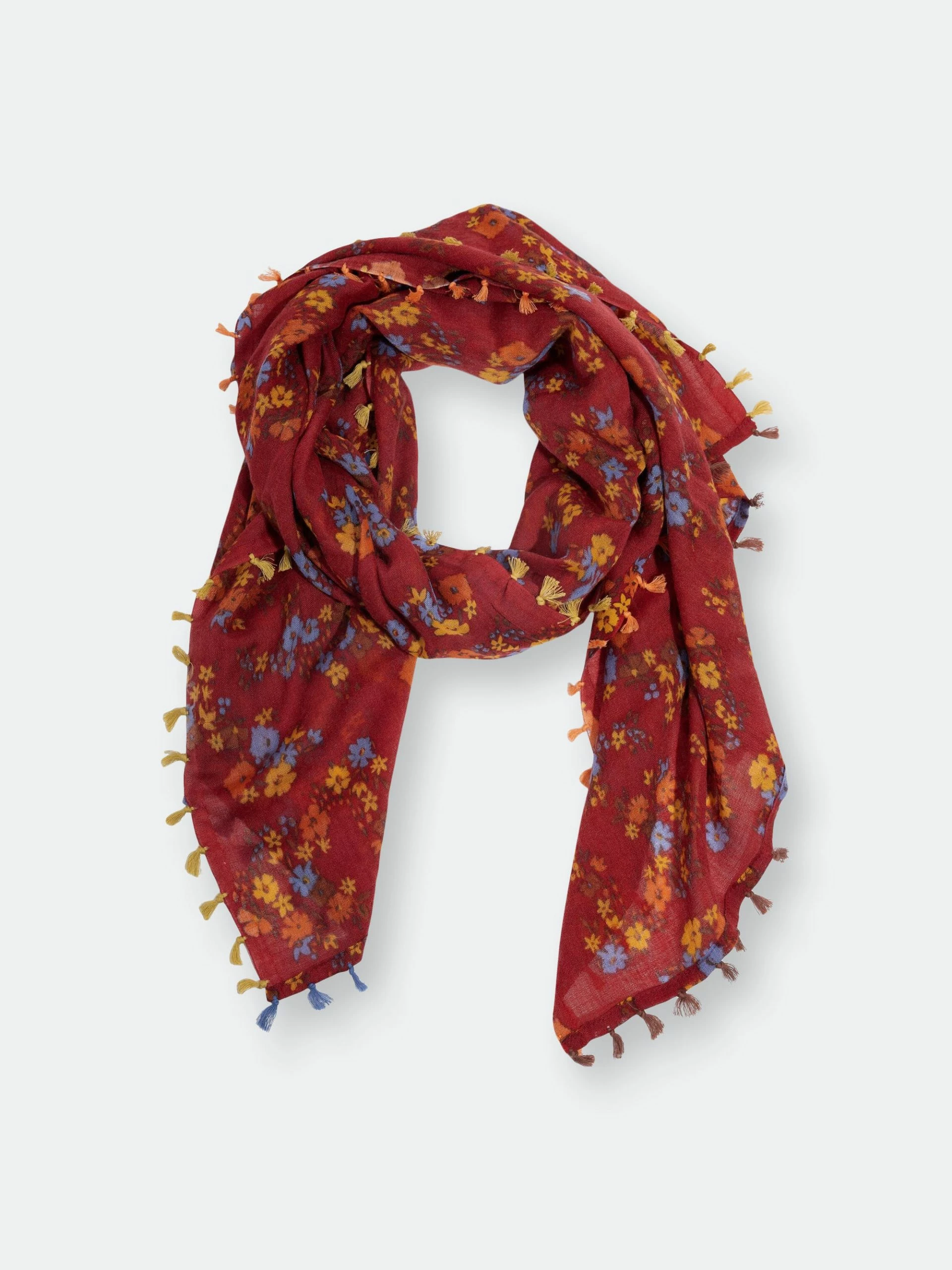 Saachi Style Atalia Multi Floral Scarf 3 Saachi Style Atalia Multi Floral Scarf