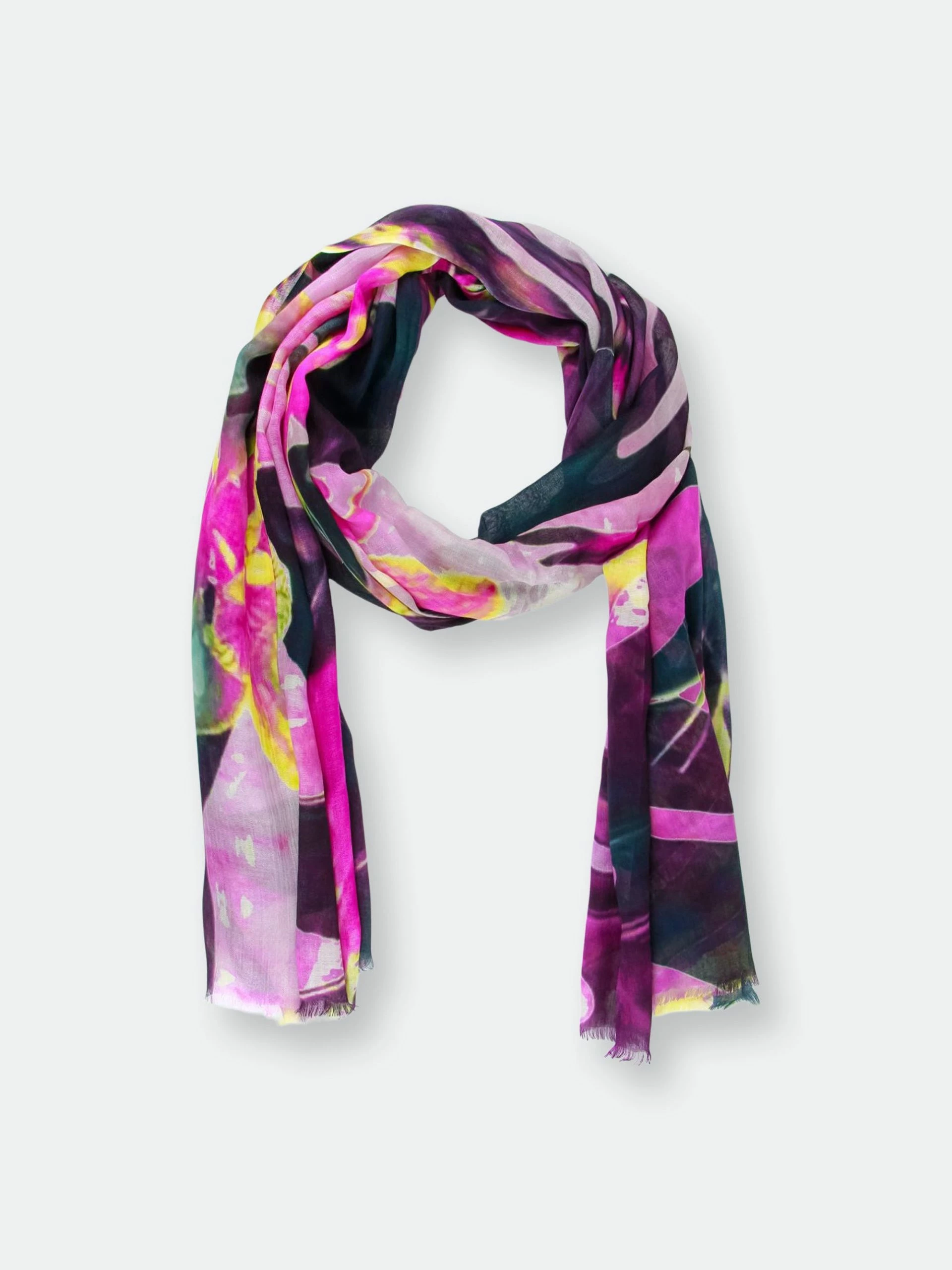 Saachi Style Tropical Forest Scarf 6 Saachi Style Tropical Forest Scarf - Image 4