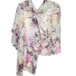 Saachi Style Floral Lightweight Modal Scarf