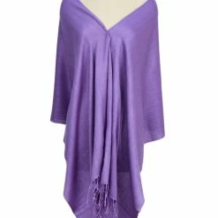 Saachi Style Cashmere Fringe Wrap Scarf -Beechfield Sales M00709180558553 896538965