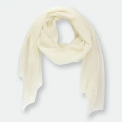 Saachi Style Delicate Solid Cashmere Scarf