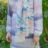 Paint & Petals Cific Blue Long Scarf -Beechfield Sales M00787790230700 470845626 scaled