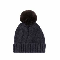 Shiraleah Pick-A-Pom Hat, Navy -Beechfield Sales M00810091363089 426064529