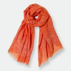 Mela Artisans Hibiscus Scarf