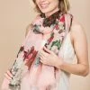 Saachi Style Garden Floral Scarf 1 Saachi Style Garden Floral Scarf -Beechfield Sales M00850000303867 359765871