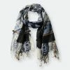 Saachi Style Barba Frayed Patchwork Scarf -Beechfield Sales M00850000303898 3745259426 scaled