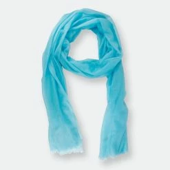 Saachi Style Delicate Solid Cashmere Scarf