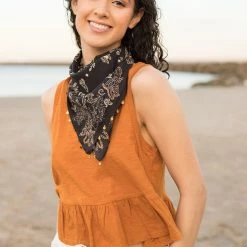 Saachi Style Embellished Paisley Bandana