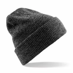 Beechfield Heritage Ladies/Womens Premium Plain Winter Beanie (Antique Gray)