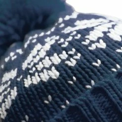 Beechfield Unisex Fair Isle Snowstar Winter Beanie Hat (French Navy / White) 7 Beechfield Unisex Fair Isle Snowstar Winter Beanie Hat (French Navy / White) -Beechfield Sales M05054171000982 1161390986
