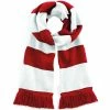 Beechfield Varsity Unisex Winter Scarf (Double Layer Knit) (Classic Red / White) 2 Beechfield Varsity Unisex Winter Scarf (Double Layer Knit) (Classic Red / White) -Beechfield Sales M05054171001088 655830233