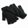 BEECHFIELD Unisex Plain Basic Fingerless Winter Gloves - Black 1 BEECHFIELD Unisex Plain Basic Fingerless Winter Gloves - Black -Beechfield Sales M05054171001200 2099225566
