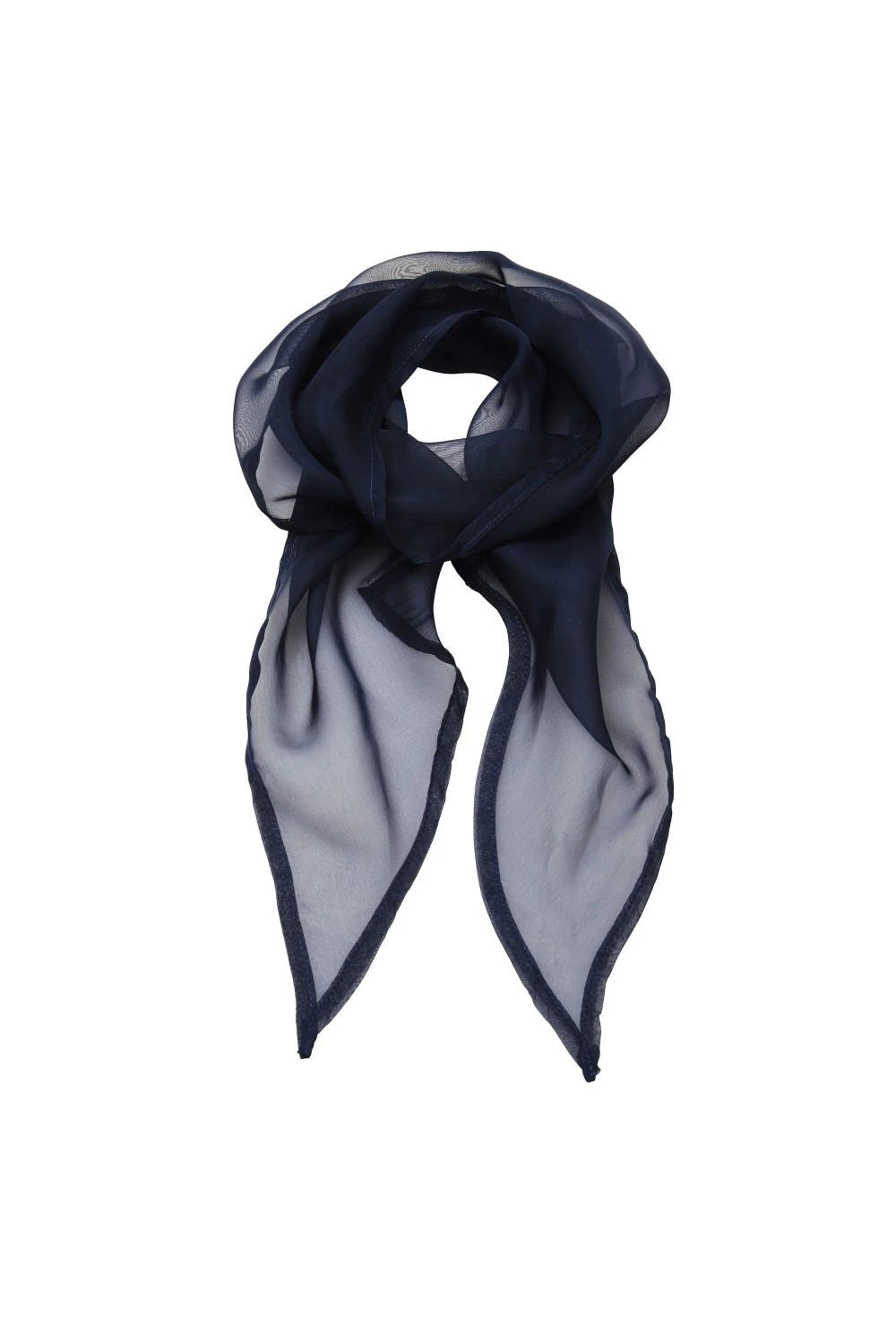 Premier® Premier Ladies/Womens Work Chiffon Formal Scarf (Navy) 3 Premier® Premier Ladies/Womens Work Chiffon Formal Scarf (Navy)