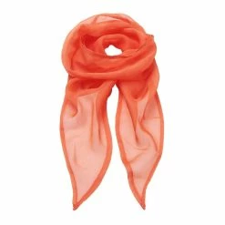 Premier® Premier Ladies/Womens Work Chiffon Formal Scarf (Orange)