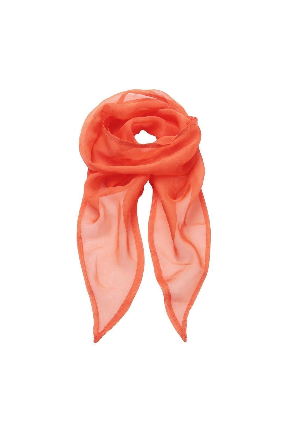 Premier® Premier Ladies/Womens Work Chiffon Formal Scarf (Orange) 3 Premier® Premier Ladies/Womens Work Chiffon Formal Scarf (Orange)