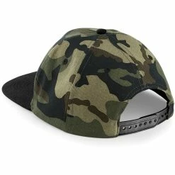Beechfield Camouflage Retro Snapback Cap (Jungle Camo/ Black) 5 Beechfield Camouflage Retro Snapback Cap (Jungle Camo/ Black) -Beechfield Sales M05054171198665 1342166715
