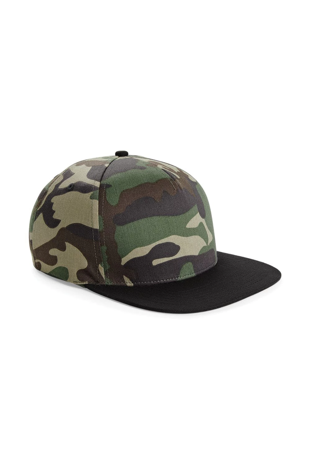 Beechfield Camouflage Retro Snapback Cap (Jungle Camo/ Black) 3 Beechfield Camouflage Retro Snapback Cap (Jungle Camo/ Black)