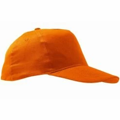 SOLS Unisex Sunny 5 Panel Baseball Cap (Orange)