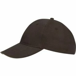 SOLS Unisex Buffalo 6 Panel Baseball Cap (Chocolate/Beige) 8 SOLS Unisex Buffalo 6 Panel Baseball Cap (Chocolate/Beige) -Beechfield Sales M05054171377381 980737571