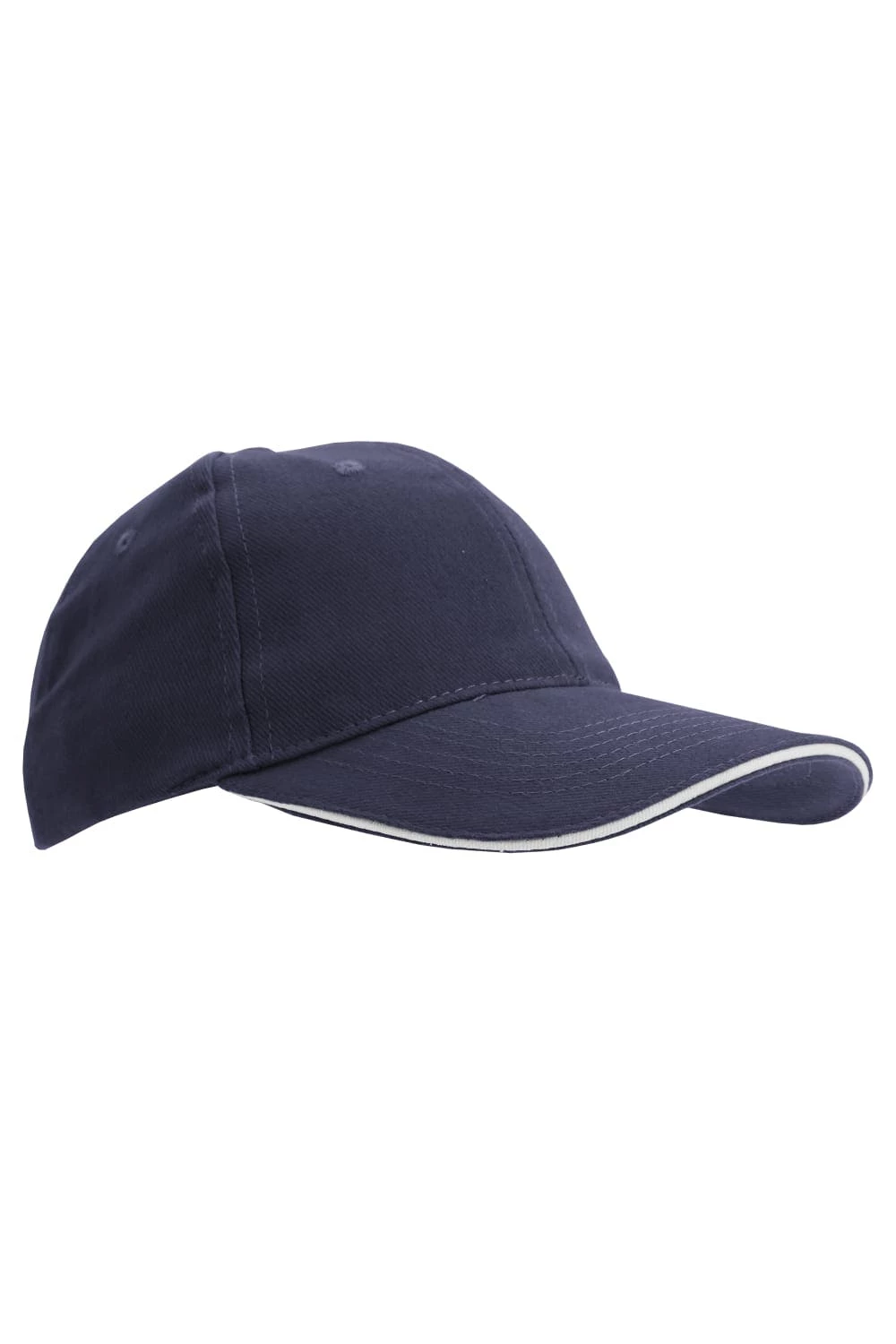 SOLS Unisex Buffalo 6 Panel Baseball Cap (French Navy/White) 3 SOLS Unisex Buffalo 6 Panel Baseball Cap (French Navy/White)