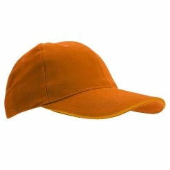 SOLS Unisex Buffalo 6 Panel Baseball Cap - Orange