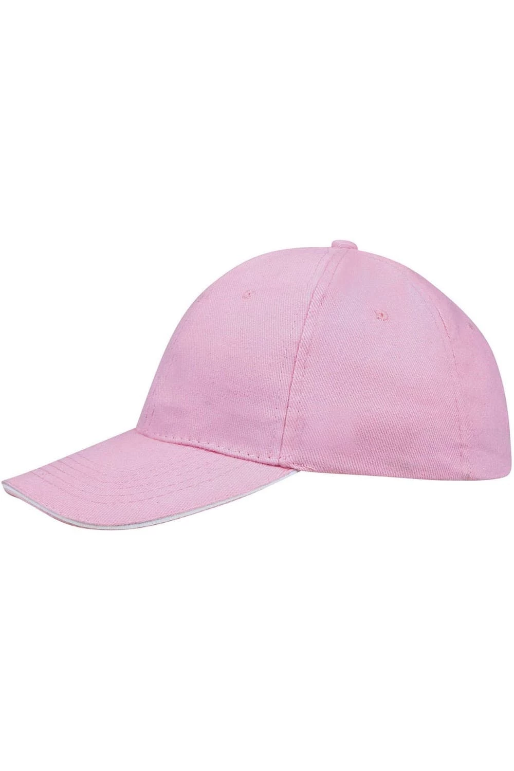 SOLS Unisex Buffalo 6 Panel Baseball Cap (Flash Pink/White) 5 SOLS Unisex Buffalo 6 Panel Baseball Cap (Flash Pink/White) - Image 3
