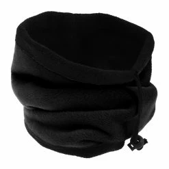 Floso Womens/Ladies Multipurpose Fleece Neckwarmer Snood / Hat - Black